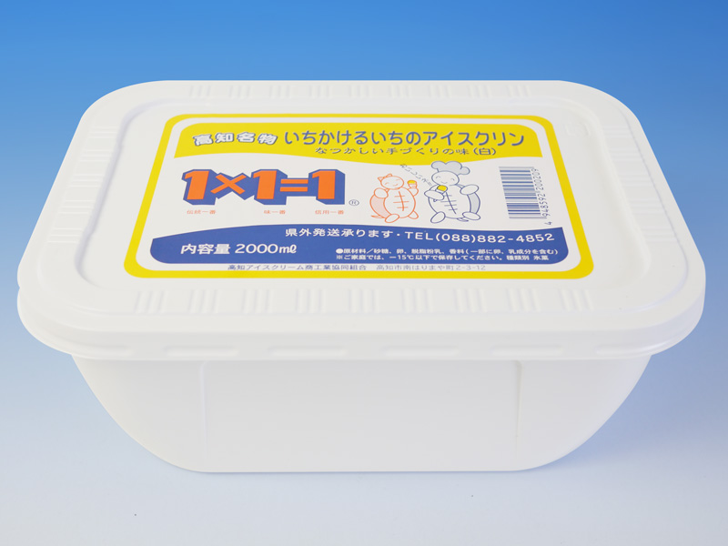 いちかけるいちのアイスクリン 2リットル ホームサイズ3コセット 2リットル×3コ_1